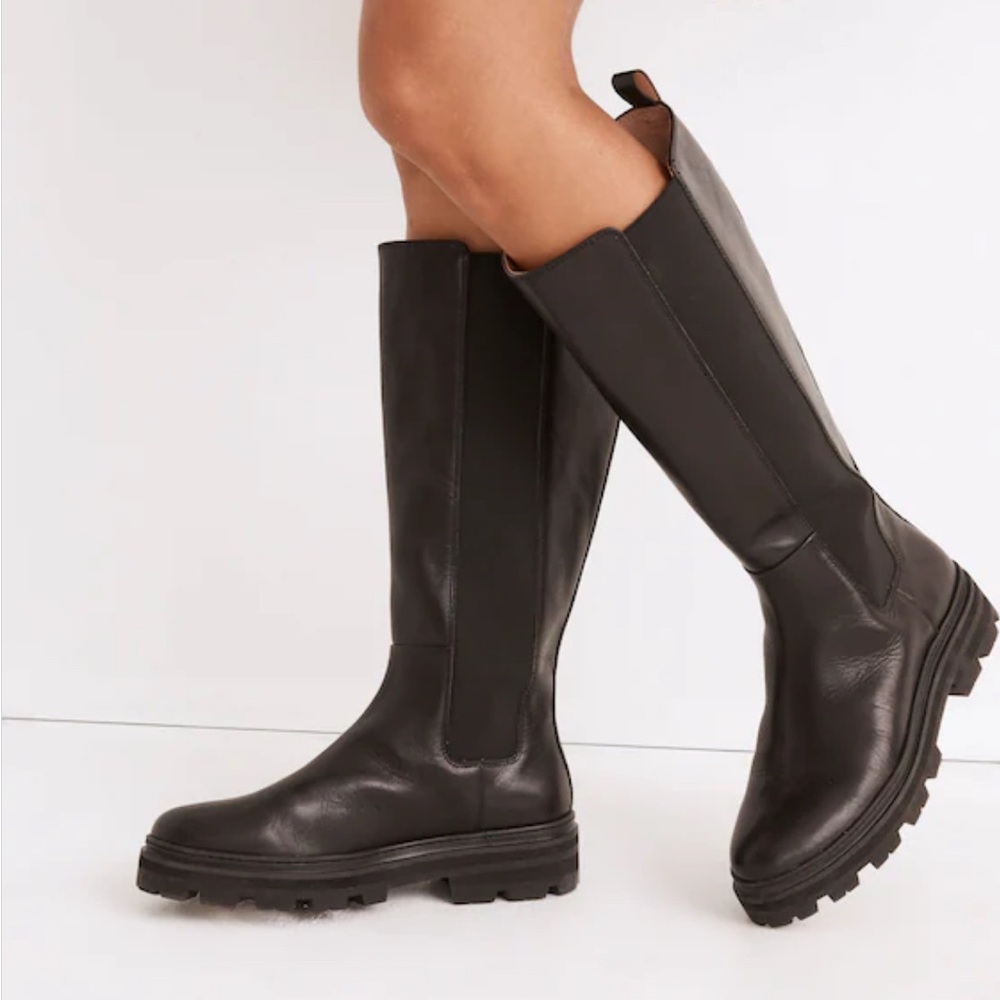 Madewell Poppy Lugsole Tall Boots *Extended Calf*